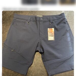 Kyodan Men's Dark Navy Hybrid Shorts with Belt Loops